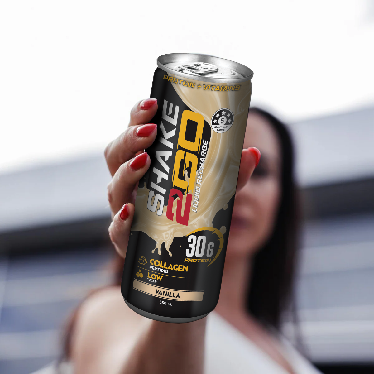 SHAKE2GO Vanilla - 10 Cans