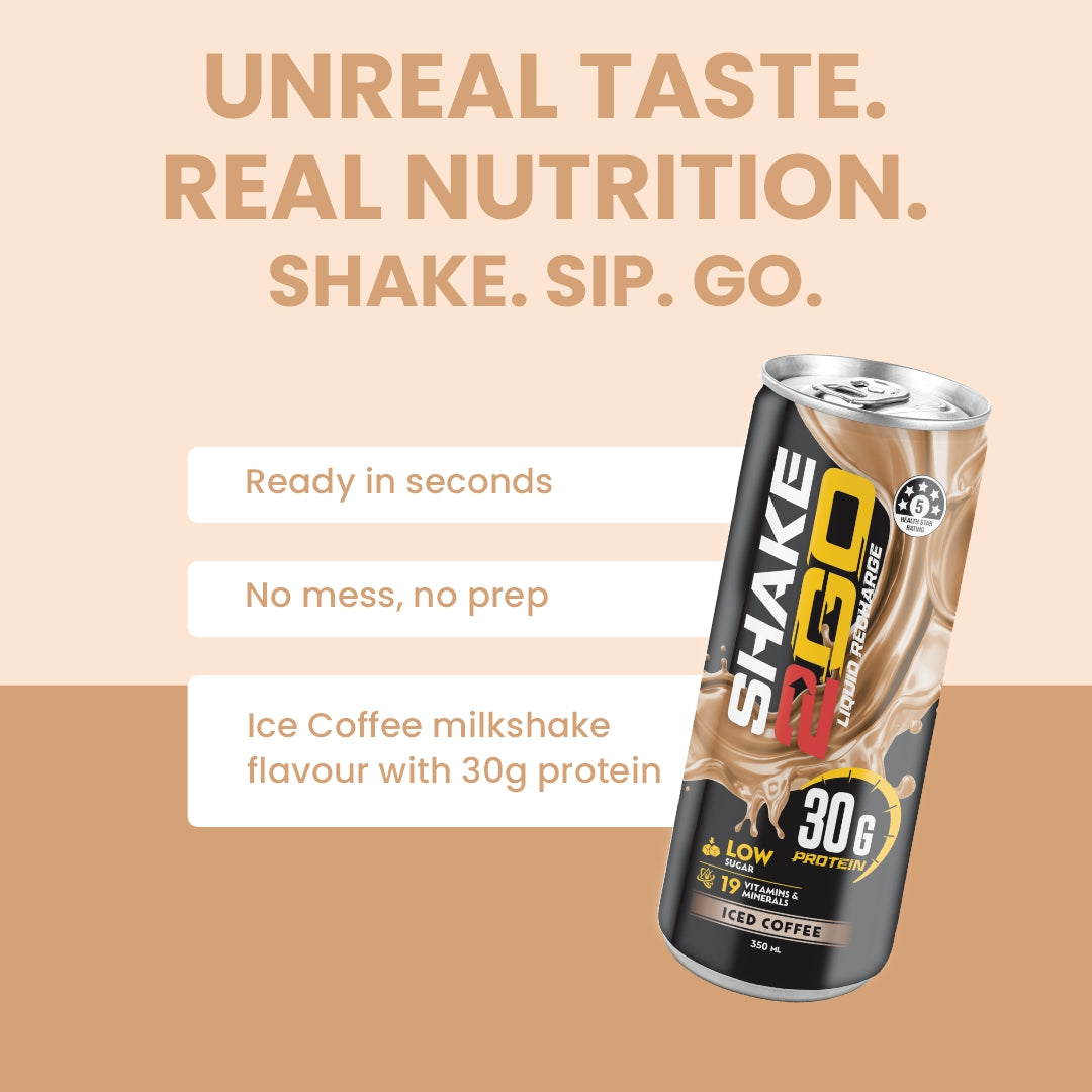 SHAKE2GO Iced Coffee - 10 Cans