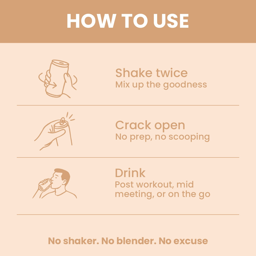 SHAKE2GO Iced Coffee - 10 Cans