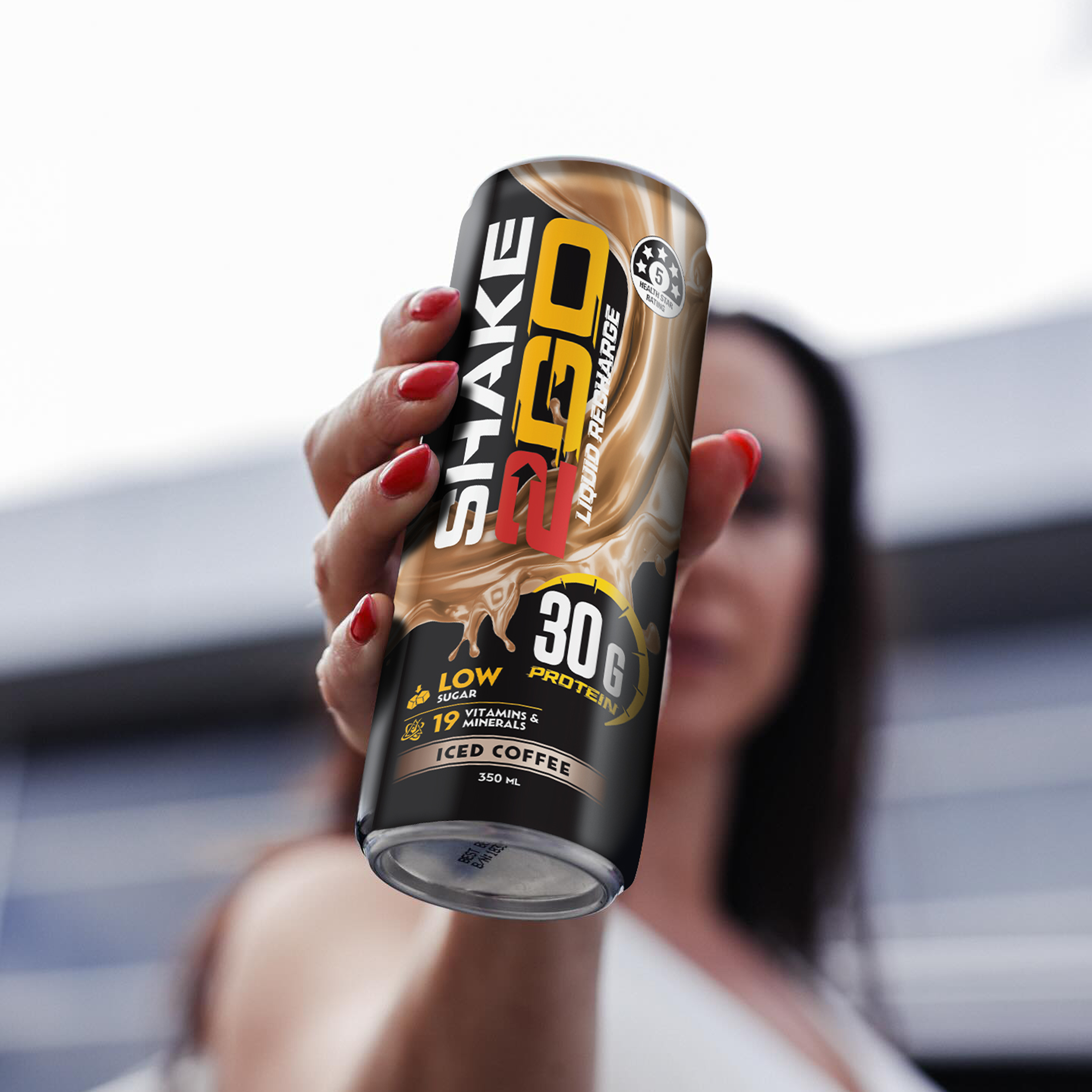 SHAKE2GO Chocolate - 10 Cans