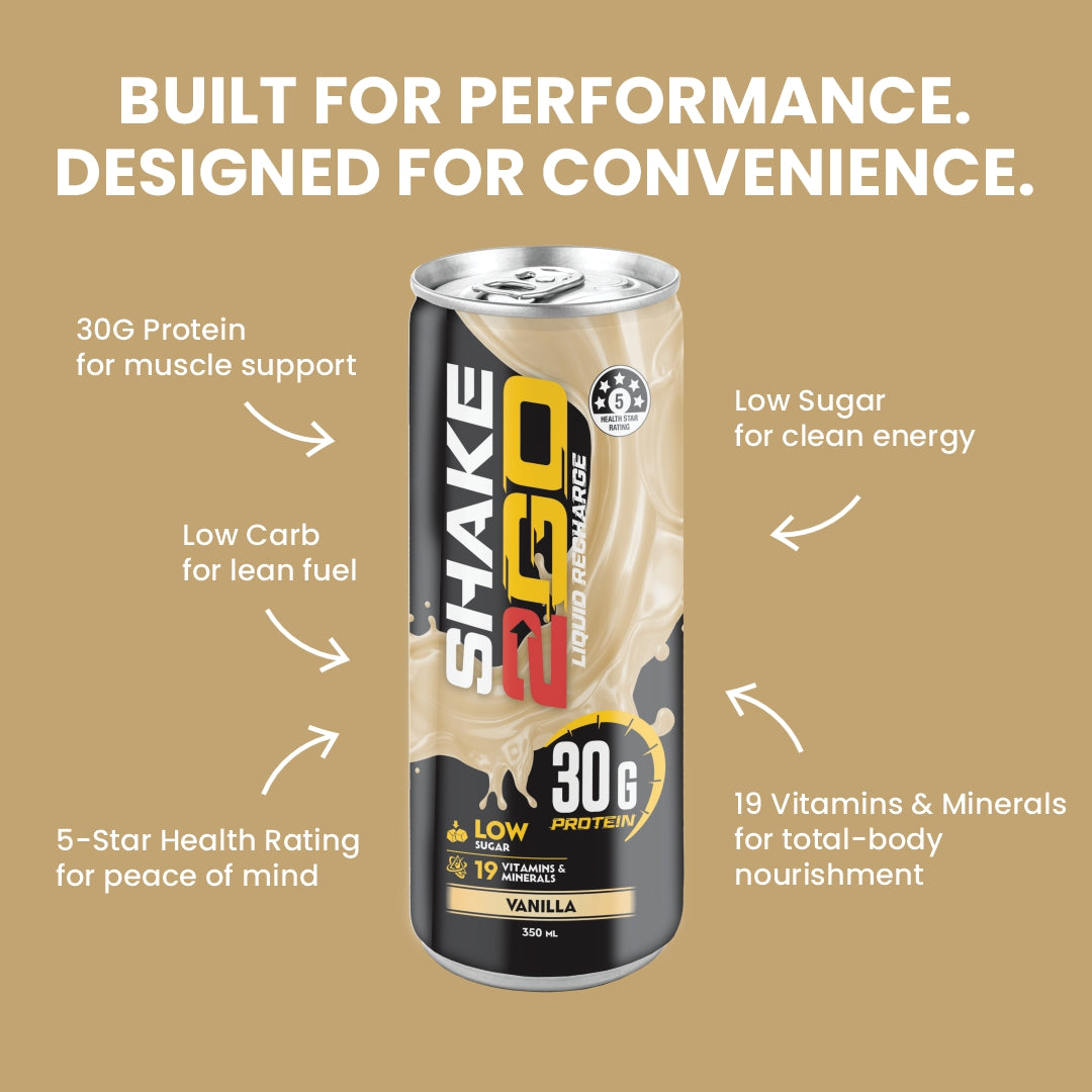 SHAKE2GO Vanilla - 10 Cans